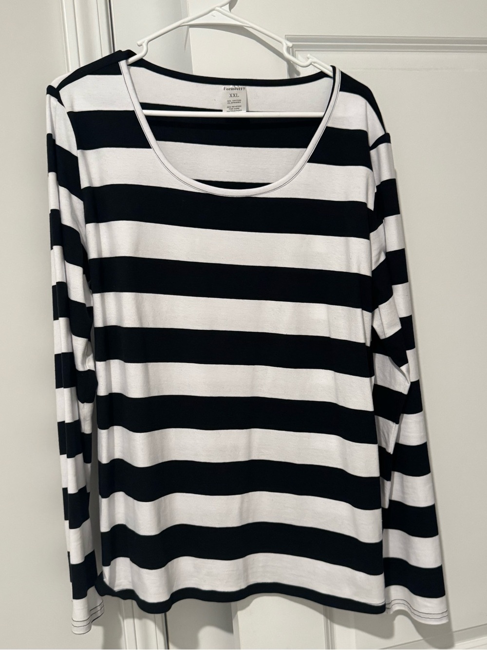 Long-Sleeve Scoop Neck Top